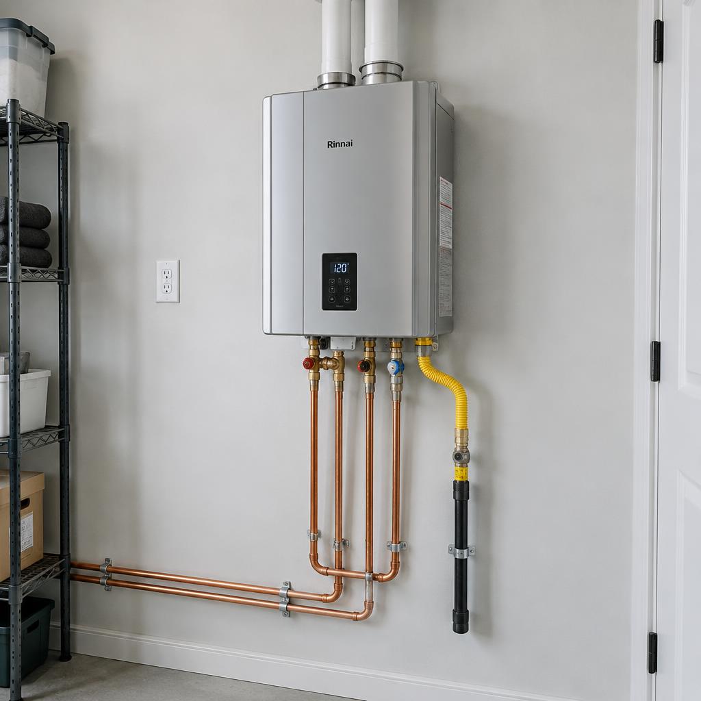 Tankless water heater upgrade
